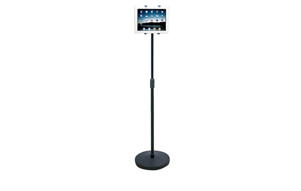 iPad Floor Stand Fits All iPad Models and Most Other 6-13.5 Inch Tablets With 2 Brackets AIDATA Height Adjustable 360 Degree Rotating Tablet Floor Stand for Home and Business iPod Mini Floor Stand iPad Pro Floor Stand 